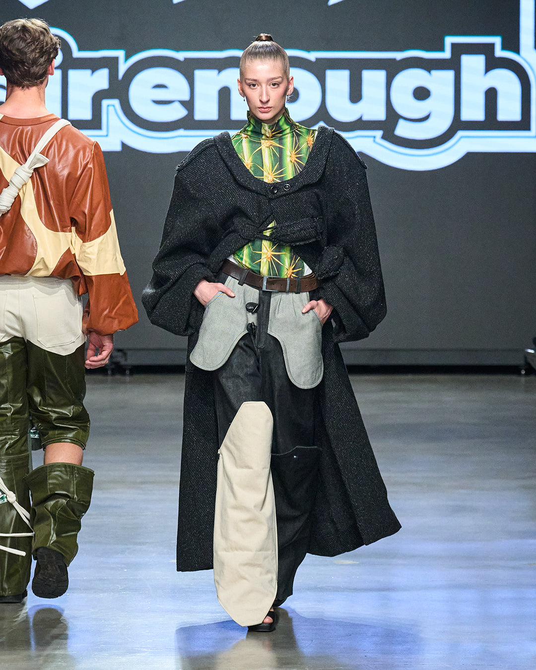 Cushion toggle duffle coat