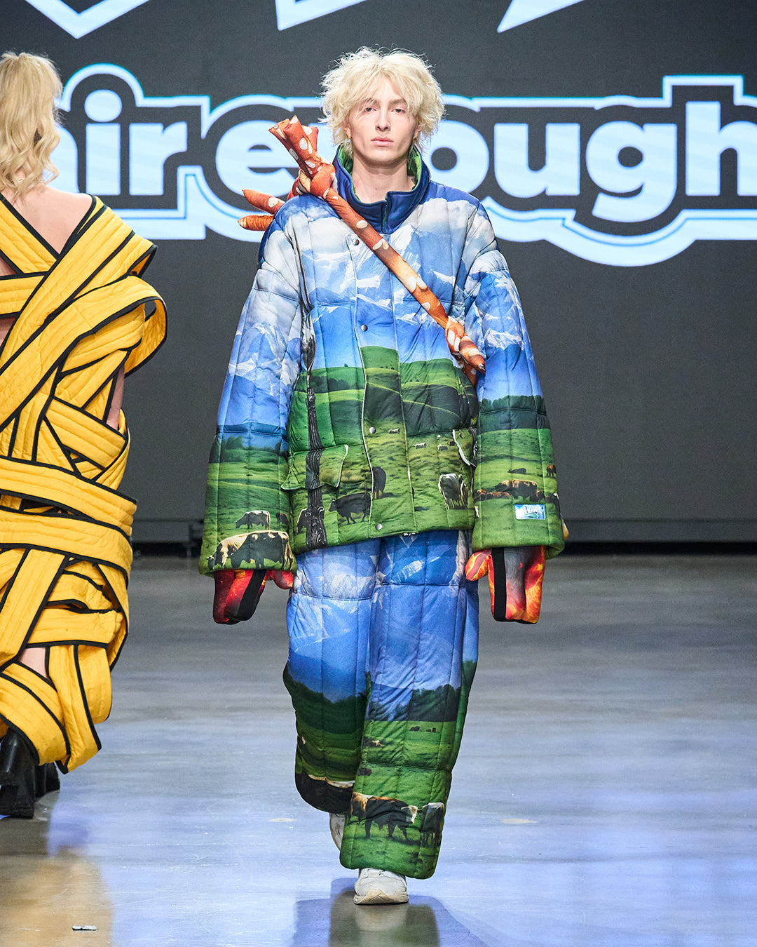 Print quilting set up(Jacket)