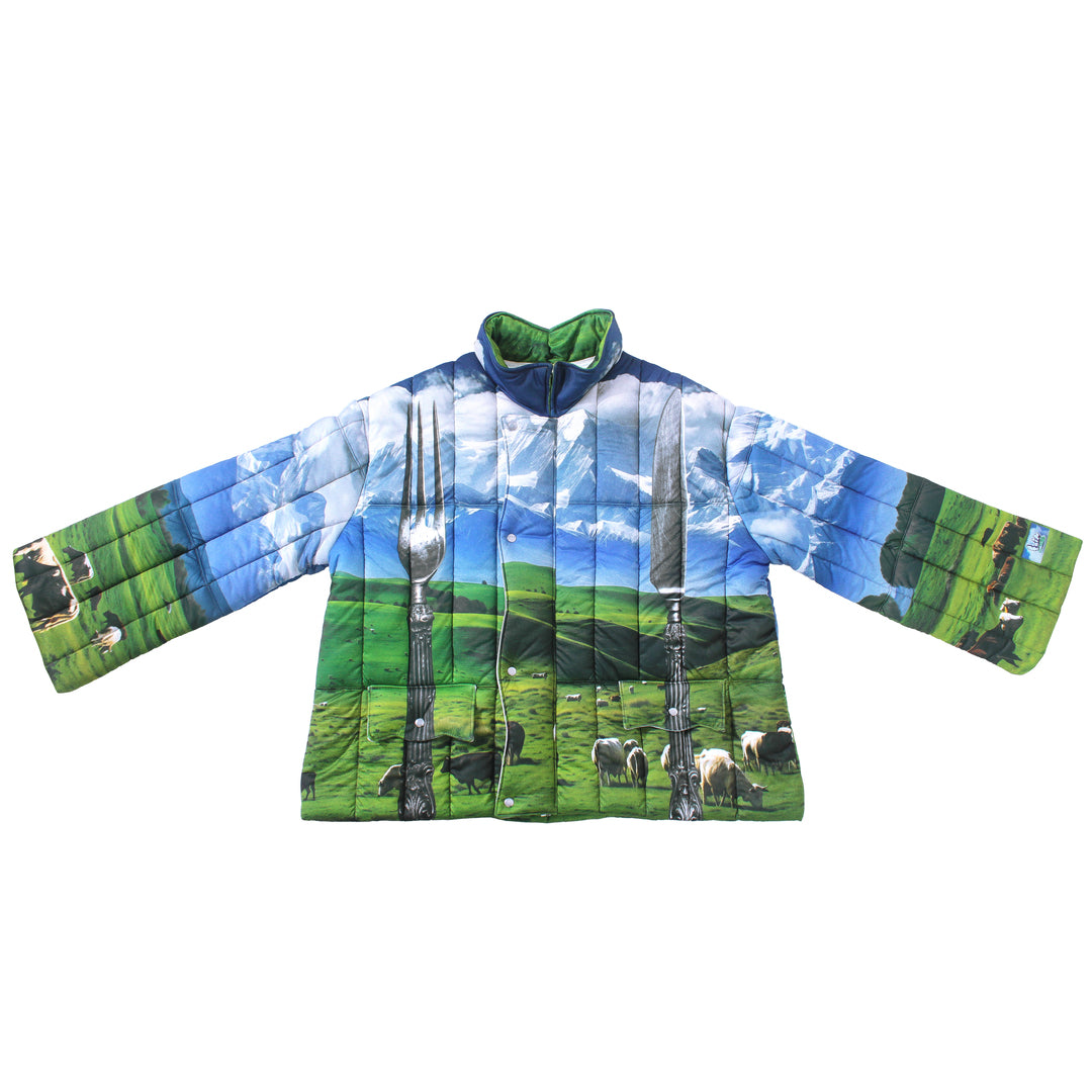 Print quilting set up(Jacket)