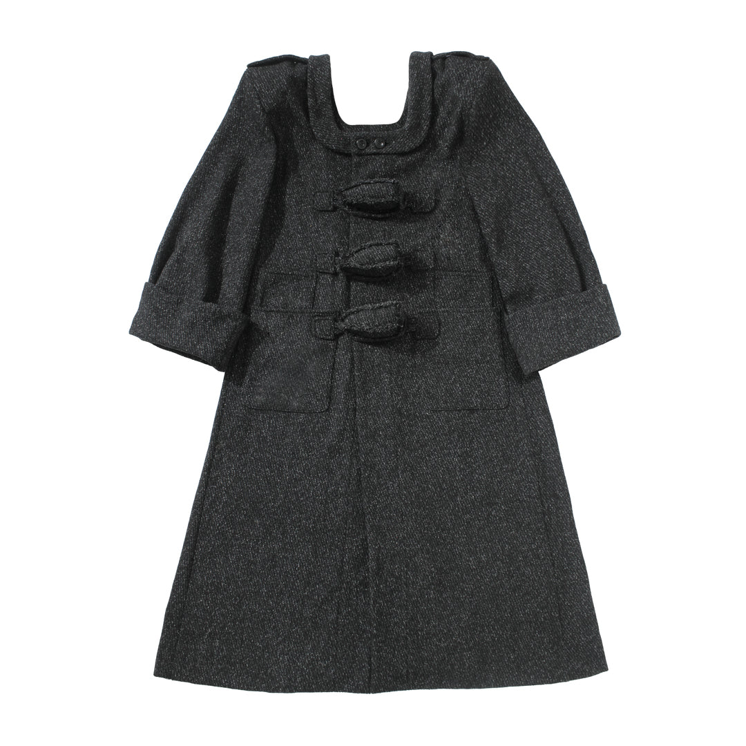 Cushion toggle duffle coat