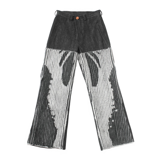 Slash quilt pants