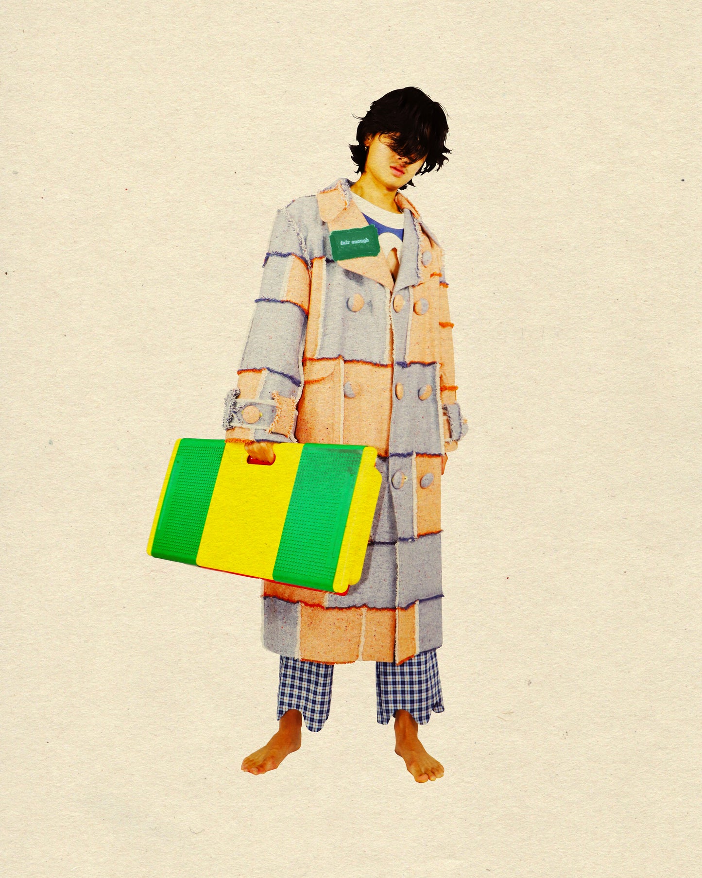 Patchwork coat